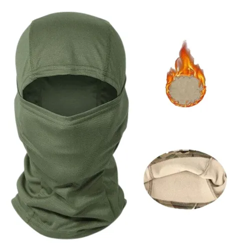 comprar Balaclava Pasamontaña De Polar Verde Diseño De La Tela Transpirable Talla Única