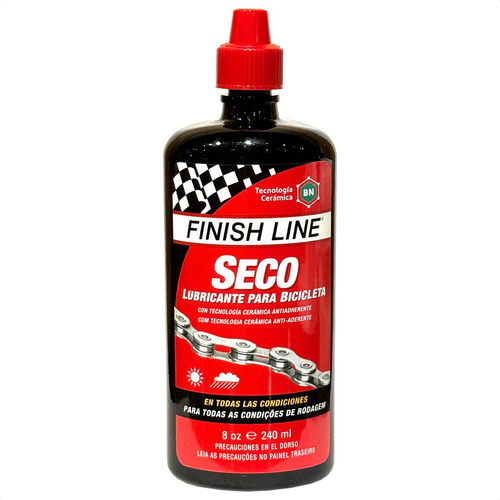 Lubricante Cadena Finish Line Seco Bn 240ml
