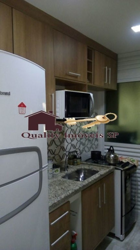 Imagem 10 de 15 de Lindo Apartamento Em Vila Caraguata, Reserva Do Bosque - Qy2770