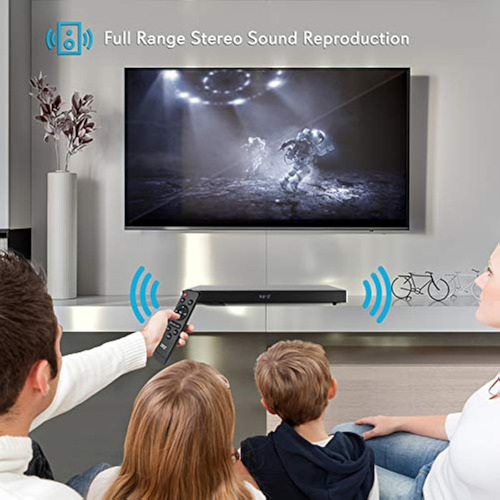 Sistema De Tv Base De Sonido Altavoz Transmision Inalambrica