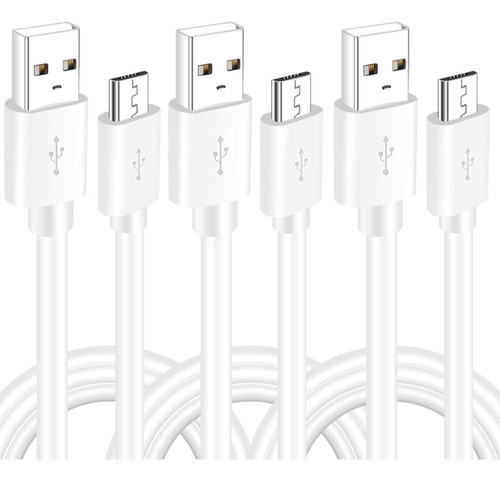 10ft Paquete De 3 Cables De Extensión De Alimentación Usb Pa