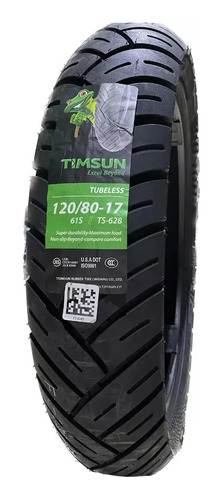 Llanta Timsun 120-80-17 Tl Sellomatic Sport Touring Ts628