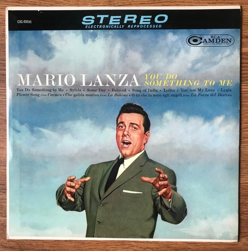 Vinilo - Mario Lanza - You Do Something To Me