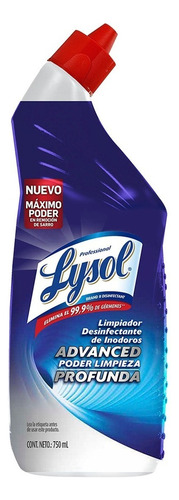 Lysol Desinfectante Limpiador Para Inodoro Pack 4 750ml