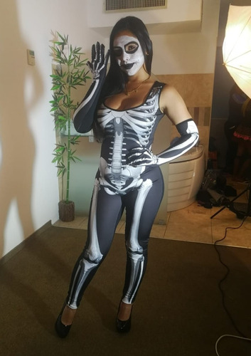 Disfraz Catrina Esqueleto Coco Halloween