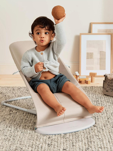 Baby Bouncer Babybjörn Balance Soft Bege/cinza Recém-nascido