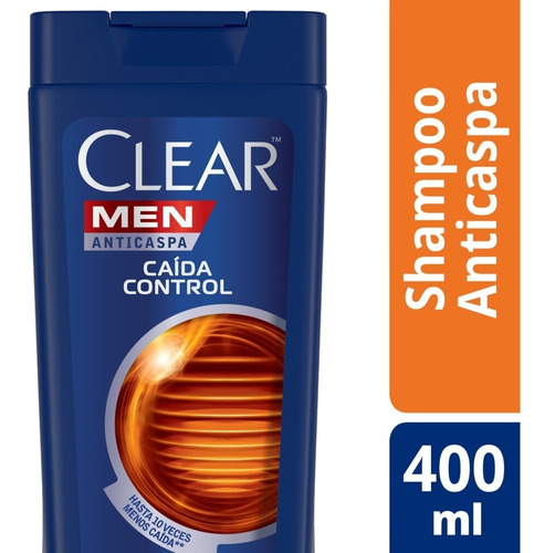 Clear Men Shampoo Anticaspa Caida Control X 400 Ml