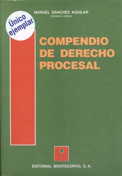 Libro Compendio De Derecho Procesal De Autor Editor