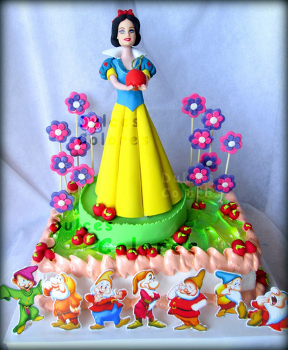 Tortas Cumpleaños Infantiles Merengue Princesas