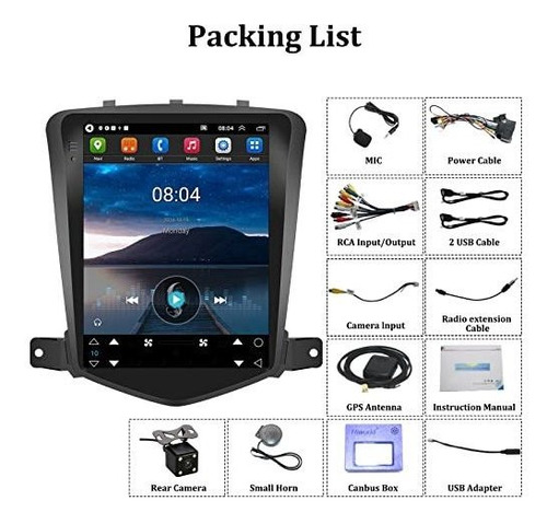 Radio Estereo Vehiculo Android Para Cruze Reproductor Fm