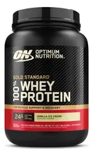 Suplemento Optimum Nutrition Proteína Gold Standard 100% Whey en Polvo Sabor vanilla Ice Cream de 899g
