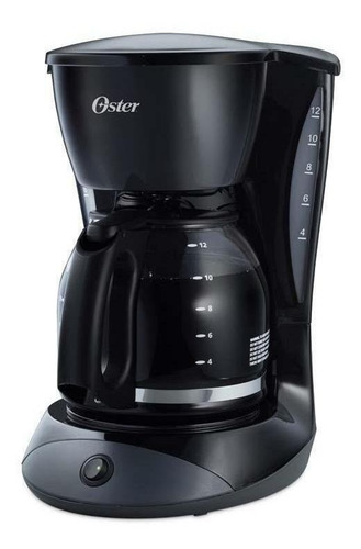 Imagen 1 de 2 de Cafetera portátil Oster BVSTDCDW12 semi automático negra de filtro 120V - 127V