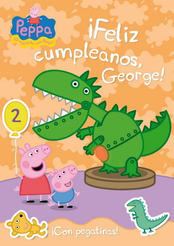 Ãâ¡feliz Cumpleaãâ±os George! (peppa Pig. Actividades), De Hasbro,. Editorial Beascoa, Tapa Blanda En Español