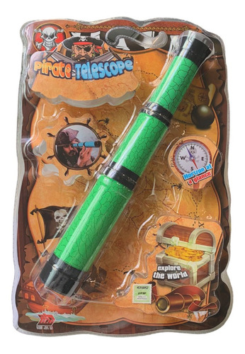 Juego De Pirata Catalejo Telescopio 30 Cm 