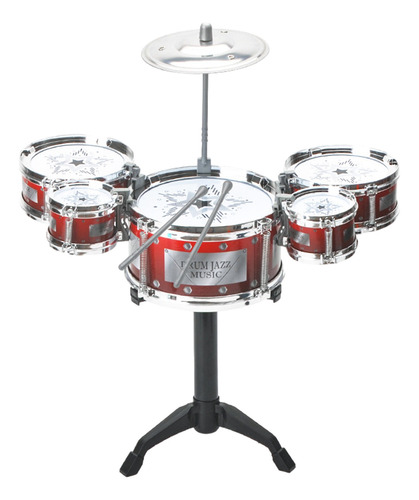 E Jazz Drum, Instrumento Musical Infantil, Set De Cinco Tamb