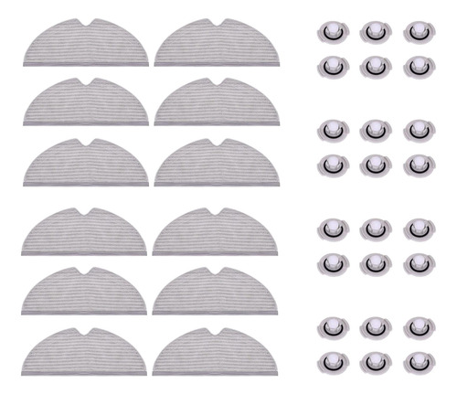 Paños De Limpieza De Microfibra De Repuesto Para Roborock S6