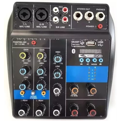 Mesa Crossover Stereo Mx Player Bluetooth Usb Mixer Som 4 Cn