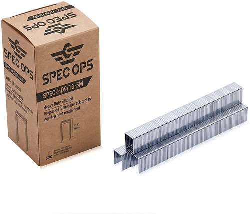 Spec Ops Tools Heavy Duty Staples  9/16 In  Paquete De 5.000