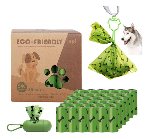 Bolsas Biodegradables Para Desechos De Mascotas 540 Pzs