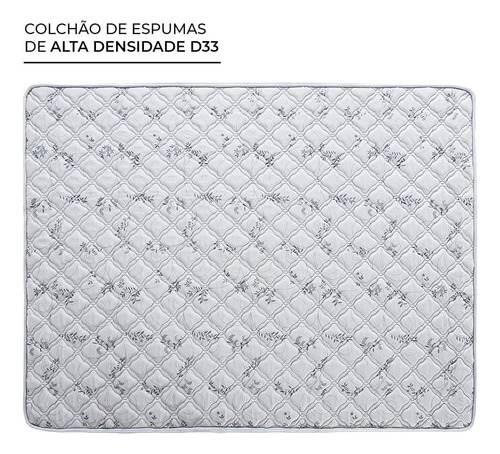 Cama Box Queen Size Herval Cannes, Espuma D33, 64x158x198 Cm