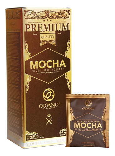 Organo Gourmet Café Mocha (15 Sobres)