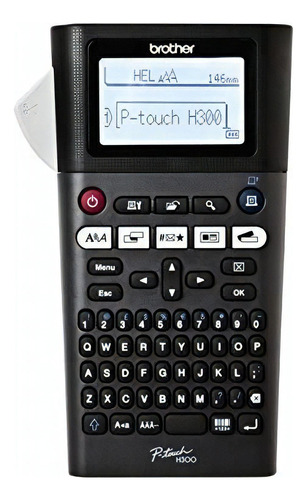 Brother P-touch, Pth300, Portable Label Maker, One-touch Formatting, Vivid Bright Display, Fast Printing Speeds, Black
