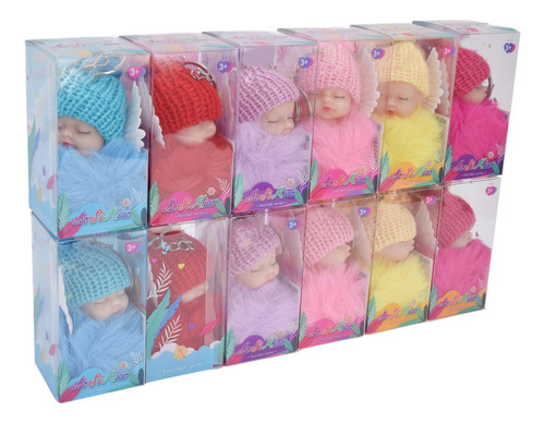Llavero For Muñeca, Bebé Dormido, A La Moda, Niña, 12 Pieza