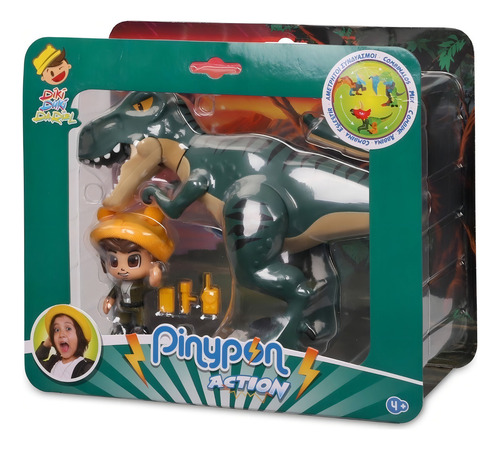 Pinypon Action Diki Duki Dariel Con Trex