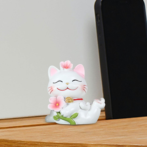 2 Figura Felina De Resina Para Decoración Del 2 Piezas