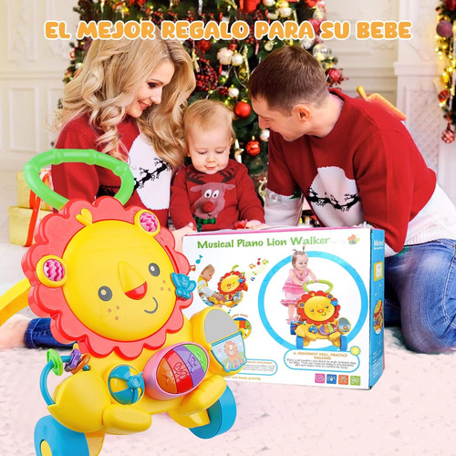 León Correpasillos Andandín, Interactivo Andadera Para Bebés