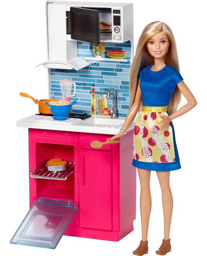 Barbie Muebles De Casa Cocina De Lujo Ref. Dxv54 | Envío gratis