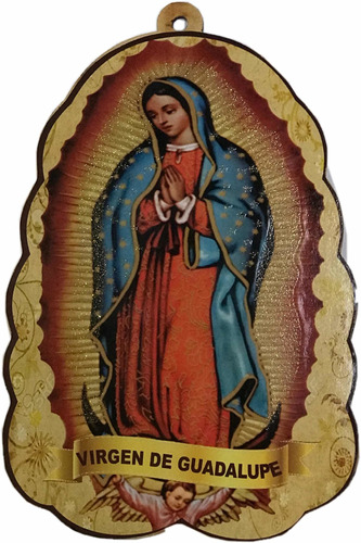 Imagen Virgen De Guadalupe Retablo Madera