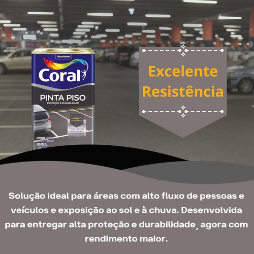 Tinta Coral Pinta Piso - Alta Resistência 18l Cor Verde Quadra
