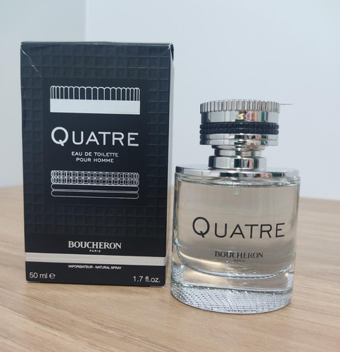 Perfume Boucheron Quatre Pour Homme Edt 50 Ml Original Sem Celofane