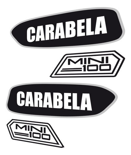 Sticker - Calcomania - Vinil - Carabela 100 Mini