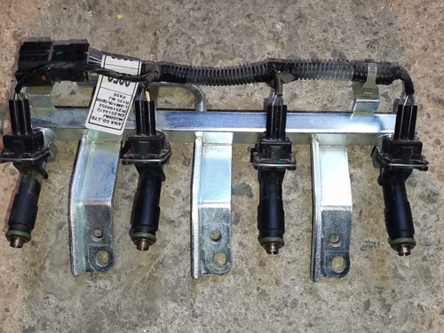Inyectores Con Riel Y Arnes Spark Beat 1.2 Original 25194429 (Usado)