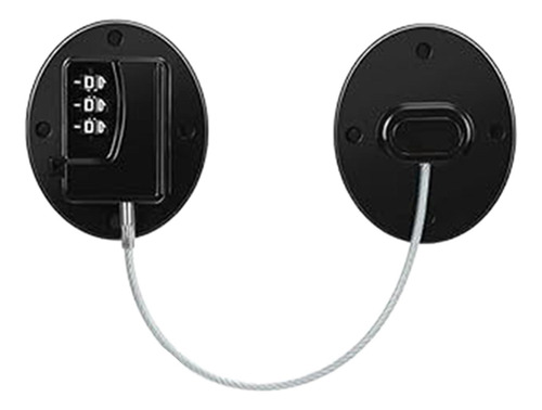 6 Uds. Cerraduras Combinadas Para Gabinete, Cerradura Negro