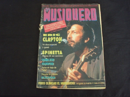 Revista El Musiquero # 78 - Con Acordes - Tapa Eric Clapton