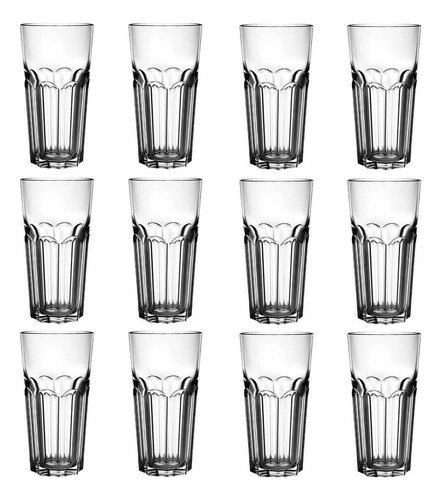 Vaso De Vidrio Rigolleau Oslo 350ml Caja X36 Unidades