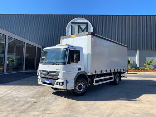 Mb Atego 1719 Ano 2019 Bau Sider 7 Metros 14 Paletes