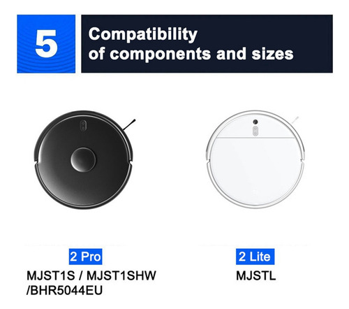 Filtro Hepa Mjst1shw Mjstl Para Robot Vacuum-mop 2 Pro/lite