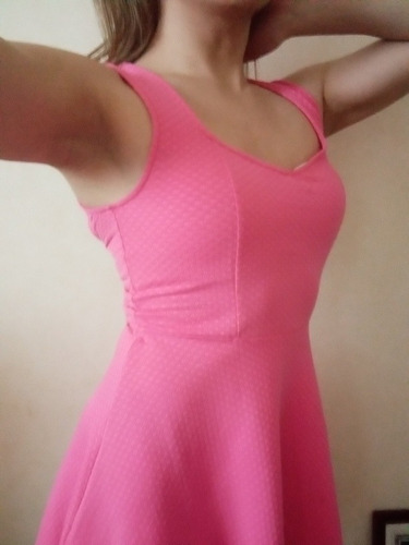Vestido Corto Rosa