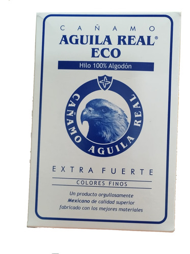 Hilo Cañamo #00 Aguila Real 100% Algodón. Caja 6 Piezas