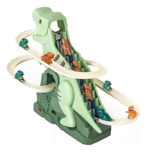 Puzle Infantil Con Huella De Dinosaurio, Escalera De Dinosau