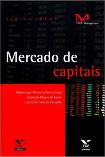Mercado De Capitais, De Souza, Cristovao Pereira De. Editora Fgv Editora, Capa Mole Em Português