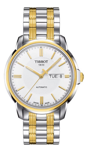 Tissot T Reloj Automático Suizo De Dos Tonos Para Hombre