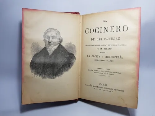 Antiguo Libro El Cocinero De Las Familias M Durand Mag 56460 (Usado)