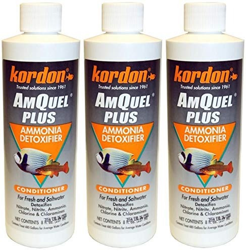 Kordon 3 Pack De Amquel Plus Amoníaco Detoxifier Acuario De 