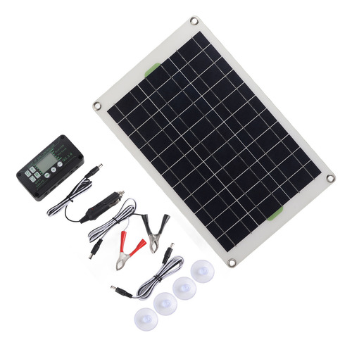 Kit De Panel Solar, Controlador De Silicio Monocristalino De