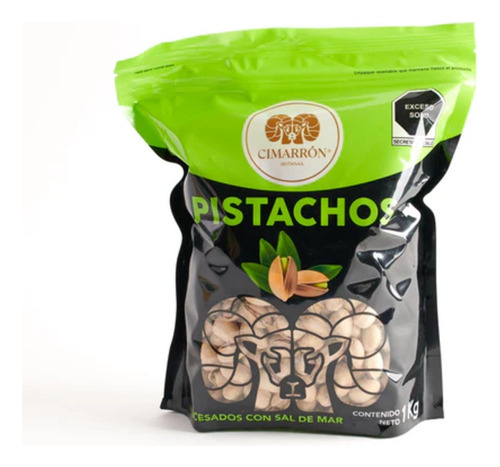 Pistache Salado Y Tostado Cimarron 1 Kg